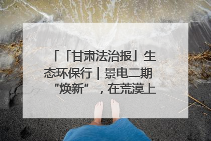 「甘肃法治报」生态环保行｜景电二期“焕新”，在荒漠上筑起一道绿色长城