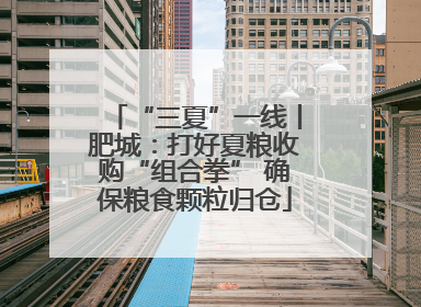 “三夏”一线丨肥城：打好夏粮收购“组合拳” 确保粮食颗粒归仓