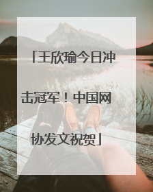 王欣瑜今日冲击冠军！中国网协发文祝贺
