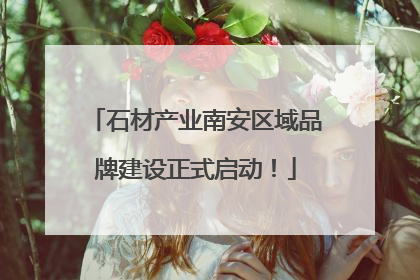 石材产业南安区域品牌建设正式启动！