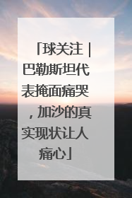 球关注｜巴勒斯坦代表掩面痛哭，加沙的真实现状让人痛心