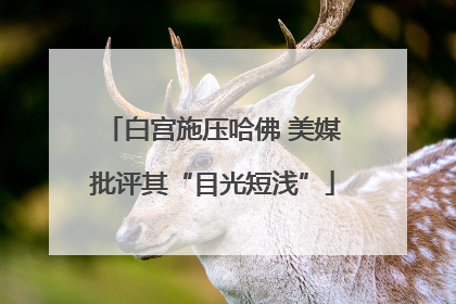 白宫施压哈佛 美媒批评其“目光短浅”