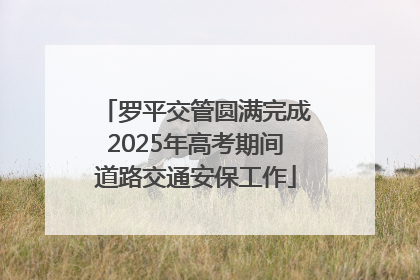 罗平交管圆满完成2025年高考期间道路交通安保工作