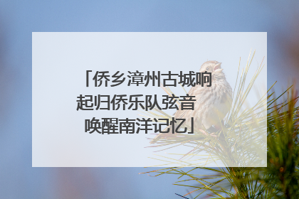 侨乡漳州古城响起归侨乐队弦音 唤醒南洋记忆