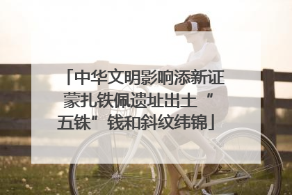 中华文明影响添新证 蒙扎铁佩遗址出土“五铢”钱和斜纹纬锦