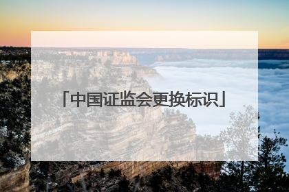 中国证监会更换标识