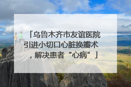乌鲁木齐市友谊医院引进小切口心脏换瓣术，解决患者“心病”