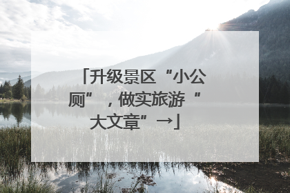 升级景区“小公厕”，做实旅游“大文章”→
