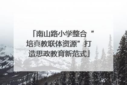 南山路小学整合“培真教联体资源”打造思政教育新范式