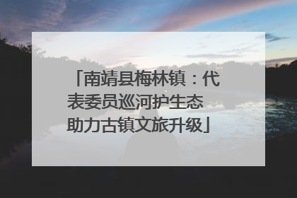 南靖县梅林镇：代表委员巡河护生态 助力古镇文旅升级