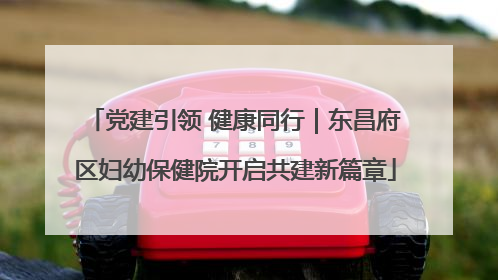 党建引领 健康同行｜东昌府区妇幼保健院开启共建新篇章