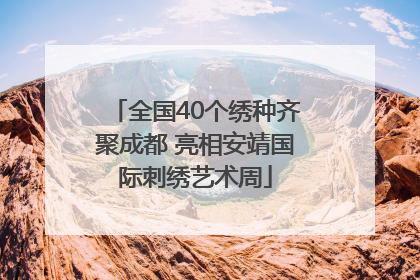 全国40个绣种齐聚成都 亮相安靖国际刺绣艺术周