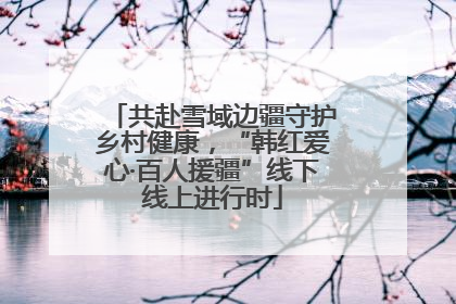 共赴雪域边疆守护乡村健康，“韩红爱心·百人援疆”线下线上进行时