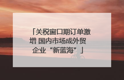 关税窗口期订单激增 国内市场成外贸企业“新蓝海”