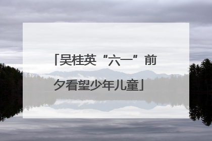 吴桂英“六一”前夕看望少年儿童