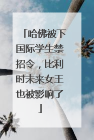 哈佛被下国际学生禁招令，比利时未来女王也被影响了