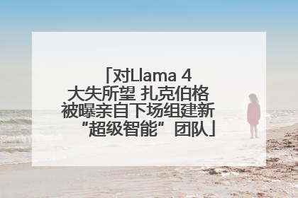 对Llama 4大失所望 扎克伯格被曝亲自下场组建新“超级智能”团队