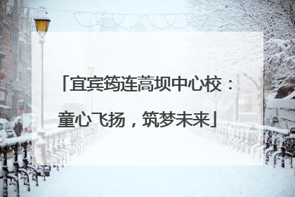 宜宾筠连蒿坝中心校：童心飞扬，筑梦未来