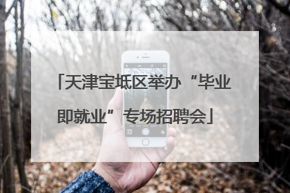 天津宝坻区举办“毕业即就业”专场招聘会