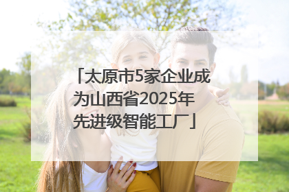 太原市5家企业成为山西省2025年先进级智能工厂