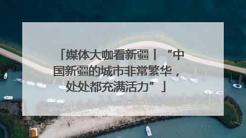 媒体大咖看新疆丨“中国新疆的城市非常繁华，处处都充满活力”