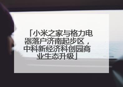 小米之家与格力电器落户济南起步区，中科新经济科创园商业生态升级