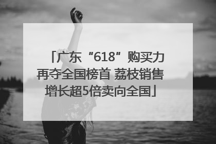 广东“618”购买力再夺全国榜首 荔枝销售增长超5倍卖向全国
