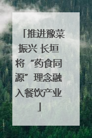 推进豫菜振兴 长垣将“药食同源”理念融入餐饮产业