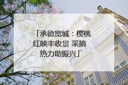 承德宽城：樱桃红映丰收景 采摘热力助振兴