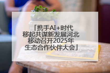 携手AI+时代 移起共谋新发展河北移动召开2025年生态合作伙伴大会