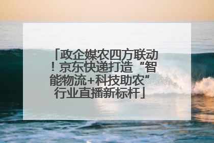 政企媒农四方联动！京东快递打造“智能物流+科技助农”行业直播新标杆