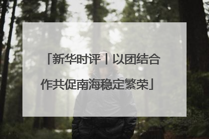 新华时评丨以团结合作共促南海稳定繁荣