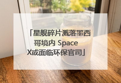 星舰碎片溅落墨西哥境内 SpaceX或面临环保官司