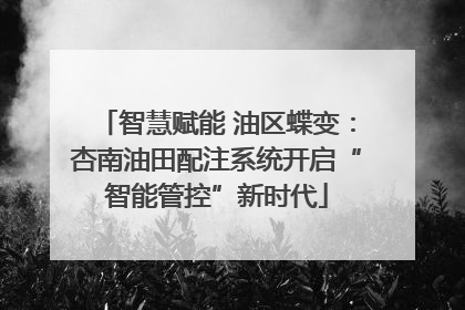 智慧赋能 油区蝶变：杏南油田配注系统开启“智能管控”新时代