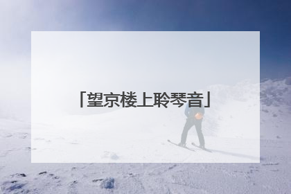 望京楼上聆琴音