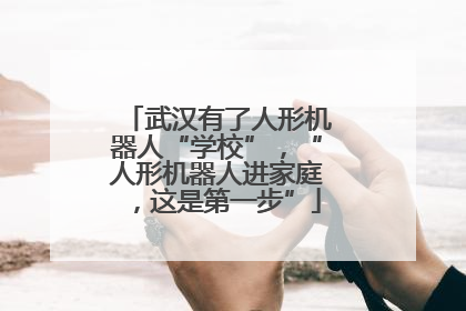 武汉有了人形机器人“学校”，“人形机器人进家庭，这是第一步”