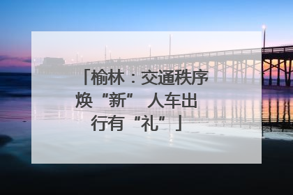 榆林：交通秩序焕“新” 人车出行有“礼”