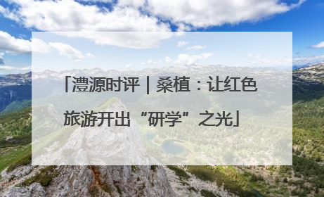 澧源时评｜桑植：让红色旅游开出“研学”之光