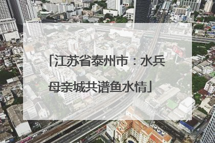 江苏省泰州市：水兵母亲城共谱鱼水情