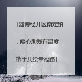 淄博经开区南定镇：暖心助残有温度 携手共绘幸福路
