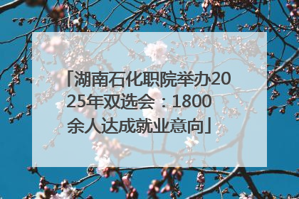 湖南石化职院举办2025年双选会：1800余人达成就业意向