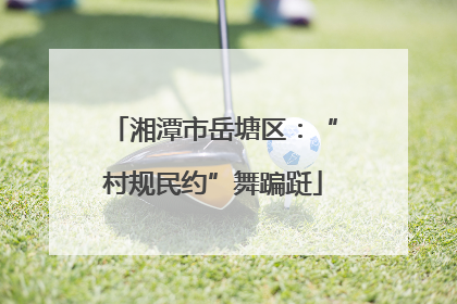 湘潭市岳塘区：“村规民约”舞蹁跹