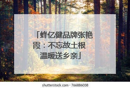 蜂亿健品牌张艳霞：不忘故土根 温暖送乡亲