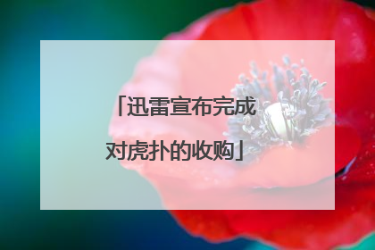 迅雷宣布完成对虎扑的收购