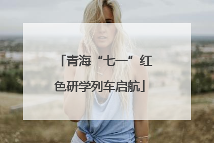 青海“七一”红色研学列车启航