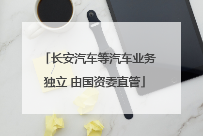 长安汽车等汽车业务独立 由国资委直管
