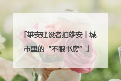 雄安建设者拍雄安丨城市里的“不眠书房”