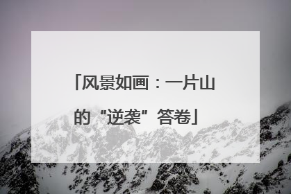 风景如画：一片山的“逆袭”答卷