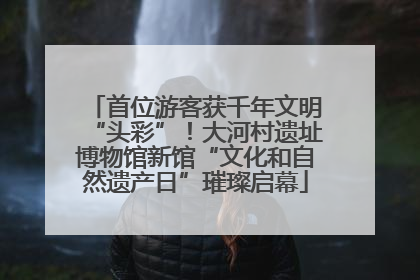 首位游客获千年文明“头彩”！大河村遗址博物馆新馆“文化和自然遗产日”璀璨启幕