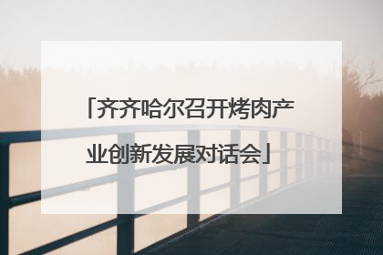 齐齐哈尔召开烤肉产业创新发展对话会